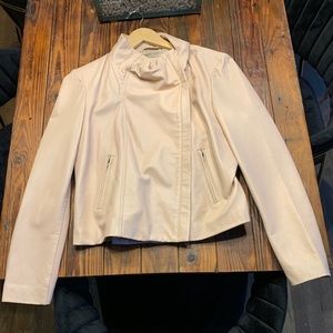 Lamarque Pink Leather Jacket